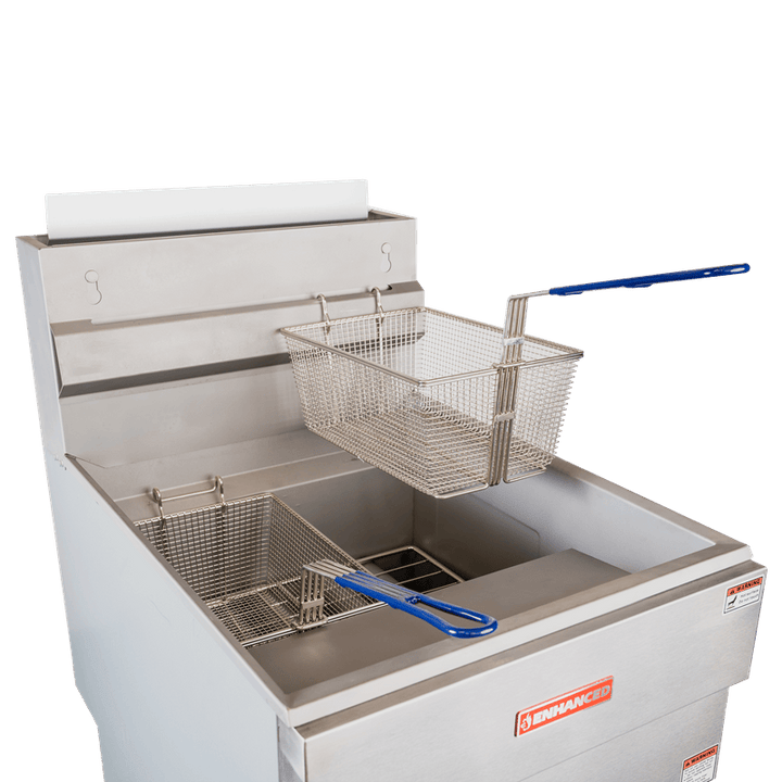 EGF - 150 - P Enhanced 65 - 80 Lb. Liquid Propane Fryer - Enhanced New Gas Equipment - Enhanced Equipment