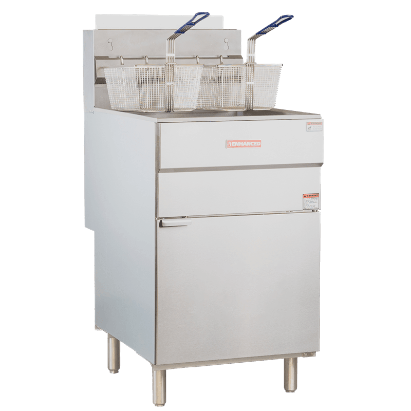EGF - 150 - P Enhanced DEEP FRYER 65 - 80bs, Liquid Proprane 150,000 BTU - Enhanced Gas Equipment - Enhanced Equipment