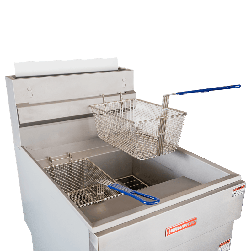 EGF - 150 - P Enhanced DEEP FRYER 65 - 80bs, Liquid Proprane 150,000 BTU - Enhanced Gas Equipment - Enhanced Equipment