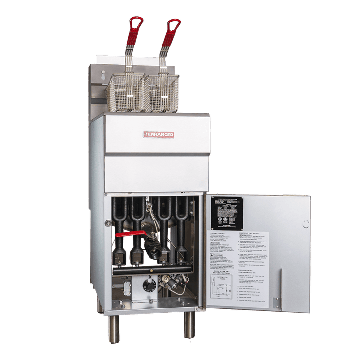 EGF - 90 - N Enhanced DEEP FRYER 35 - 40 Lbs, Natural Gas 90,000 BTU - Enhanced New Gas Equipment - Fryer - Enhanced Equipment