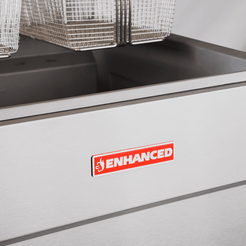 EGF - 90 - N Enhanced DEEP FRYER 35 - 40 Lbs, Natural Gas 90,000 BTU - Enhanced New Gas Equipment - Fryer - Enhanced Equipment