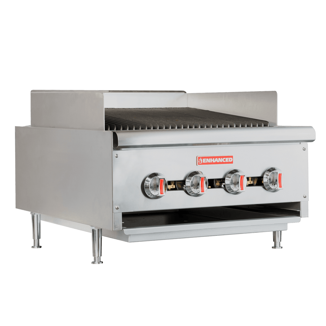 EHDCB - 24 Enhanced CHAR BROILER, RADIANT 24\" 80,000 BTU - Enhanced Gas Equipment - Charbroiler - Enhanced Equipment