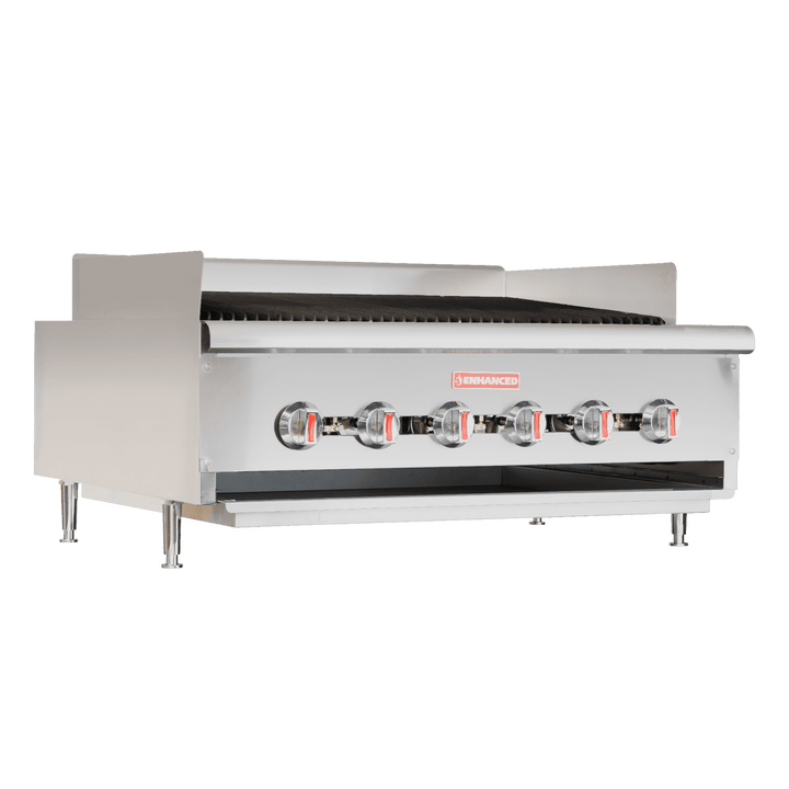 EHDCB - 36 Enhanced CHAR BROILER, RADIANT 36\" 120,000 BTU - Enhanced Gas Equipment - Charbroiler - Enhanced Equipment