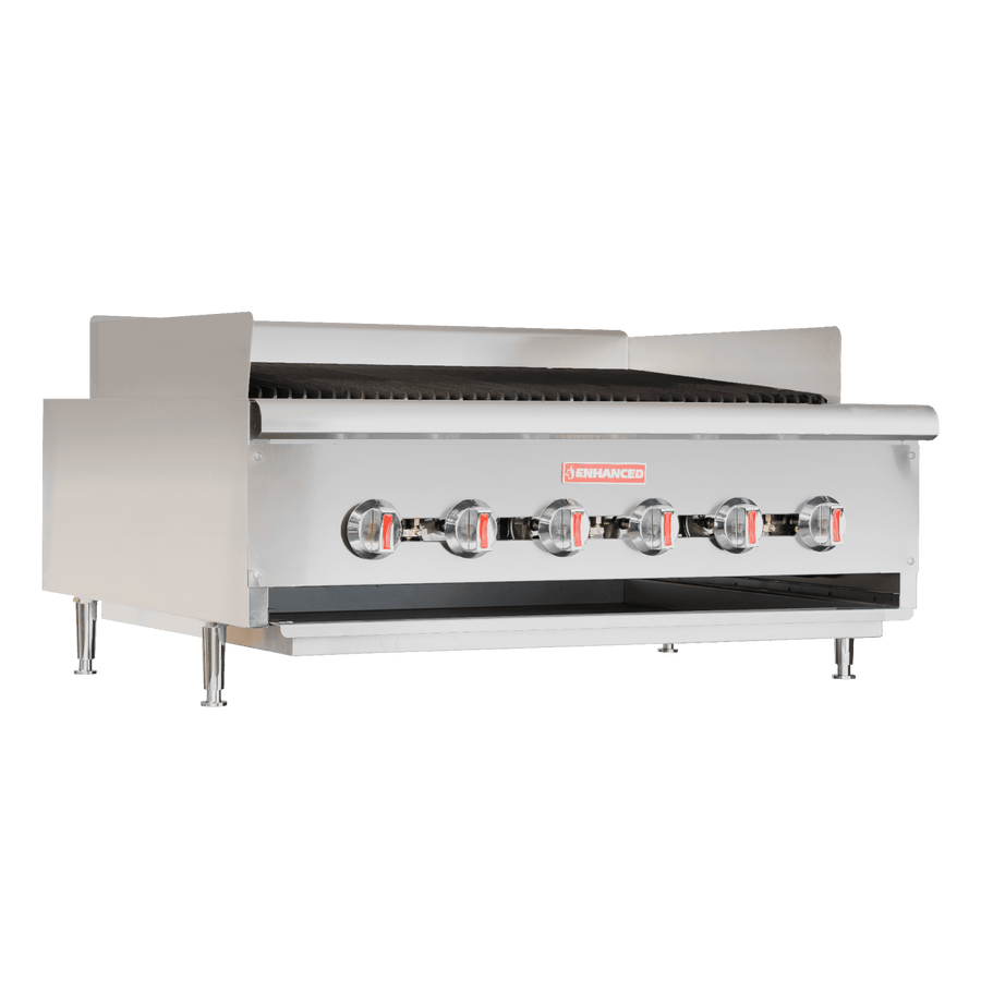 EHDCB - 36 Enhanced CHAR BROILER, RADIANT 36\" 120,000 BTU - Enhanced Gas Equipment - Charbroiler - Enhanced Equipment