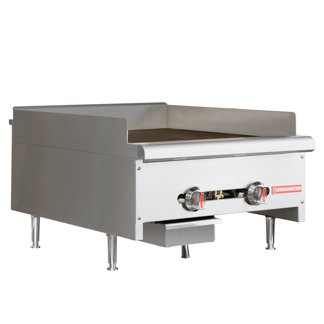EHDG - 24 Enhanced GRIDDLE, MANUAL 24\" 60,000 BTU - Enhanced Gas Equipment - Griddle - Enhanced Equipment