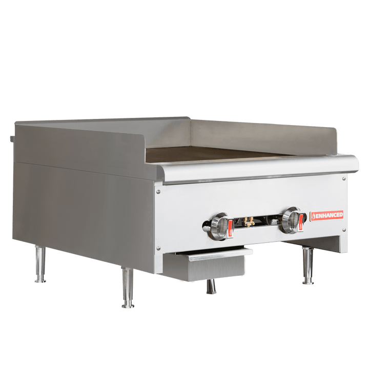 EHDG - 24 Enhanced GRIDDLE, MANUAL 24\" 60,000 BTU - Enhanced Gas Equipment - Griddle - Enhanced Equipment