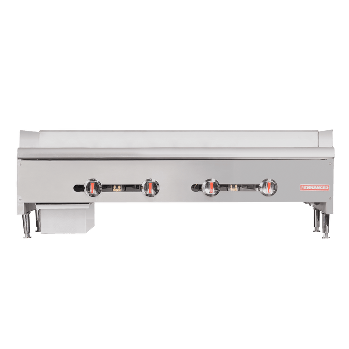 EHDG - 48 - T Enhanced 48" Thermostatic Gas Griddle with 1" Thick Plate - Enhanced Gas Equipment - Enhanced Equipment