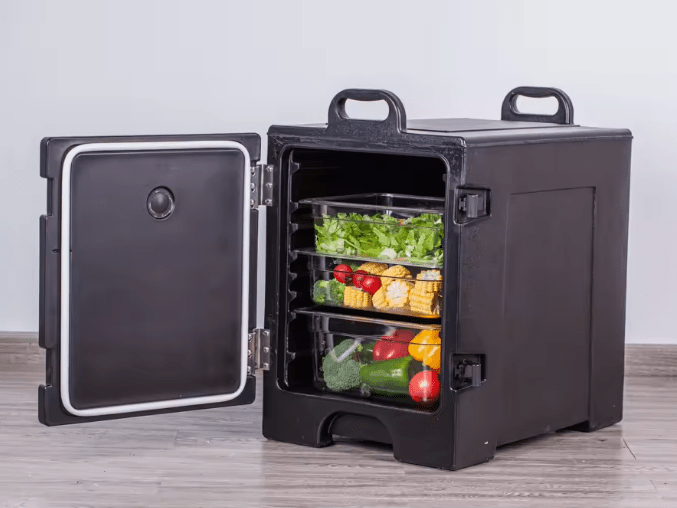 EIFT - 300BLK Enhanced Food Carrier, Full Size, BLACK - Enhanced Smallwares - Enhanced Equipment