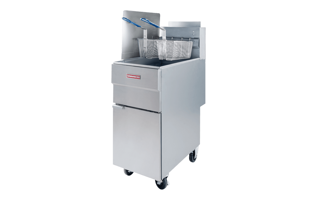 Enhanced Gas Equipment E - SGF Enhanced Universal Fryer Splash Guard - Enhanced Gas Equipment - Accessories - Enhanced Equipment