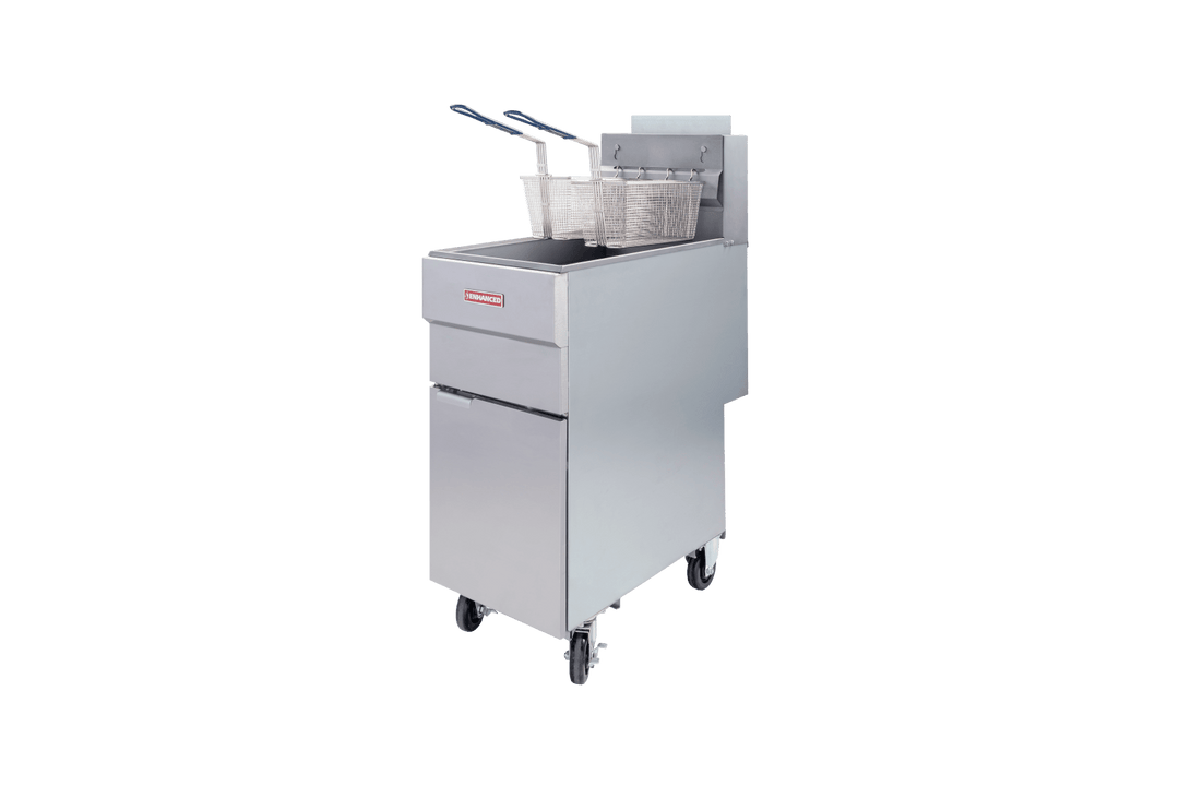 Enhanced Gas Equipment EGF - 120 - N Enhanced 45 - 50 lb Natural Gas Deep Fryer, 120,000 BTU - Enhanced Gas Equipment - Fryer - Enhanced Equipment
