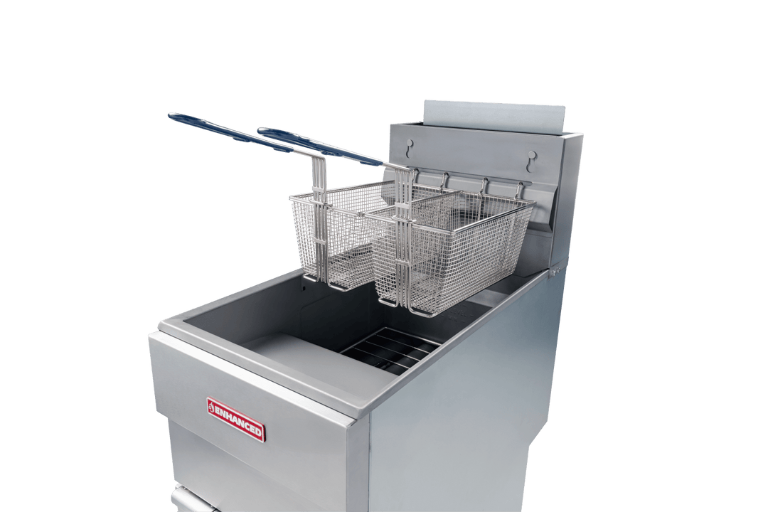 Enhanced Gas Equipment EGF - 120 - N Enhanced 45 - 50 lb Natural Gas Deep Fryer, 120,000 BTU - Enhanced Gas Equipment - Fryer - Enhanced Equipment