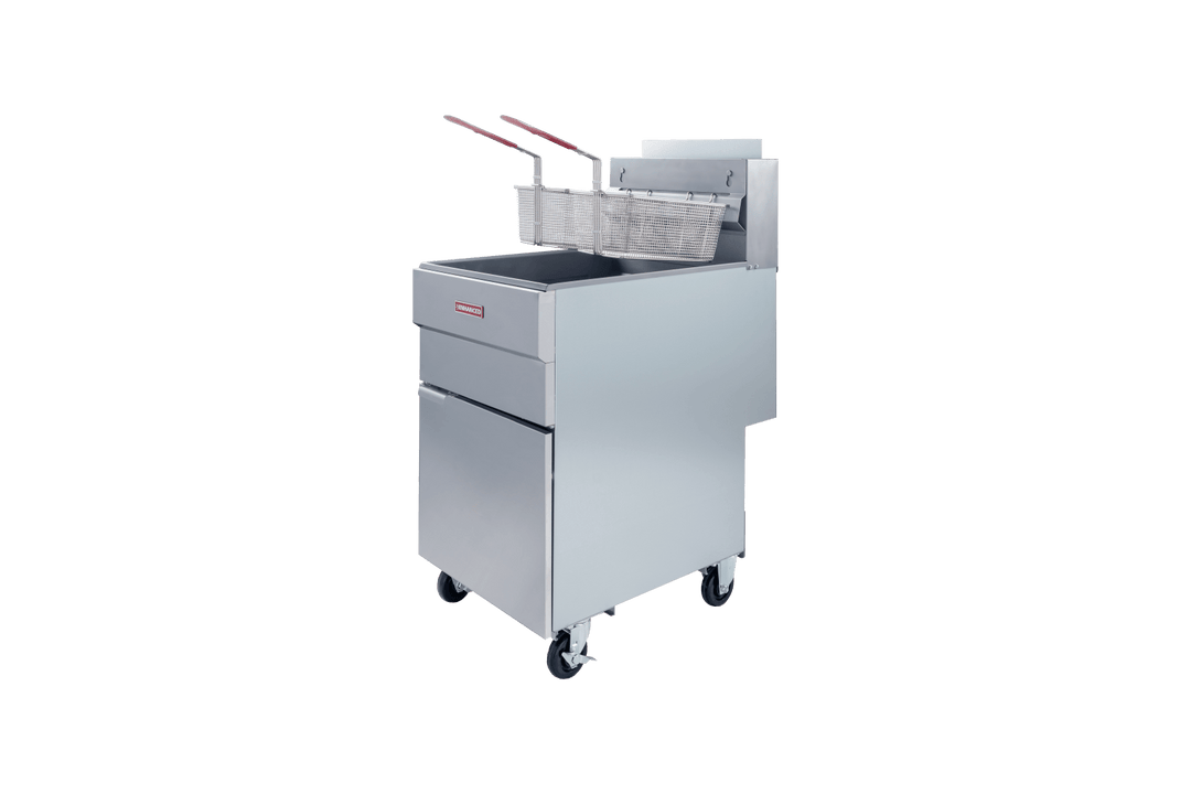 Enhanced Gas Equipment EGF - 150 - N Enhanced 65 - 80 lb Natural Gas Commercial Deep Fryer, 150,000 BTU - Enhanced New Gas Equipment - Fryer - Enhanced Equipment