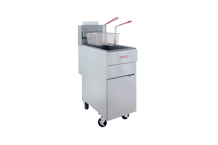 Enhanced Gas Equipment EGF - 90 - N Enhanced 35 - 40 lb Natural Gas Deep Fryer, 90,000 BTU - Enhanced Gas Equipment - Fryer - Enhanced Equipment