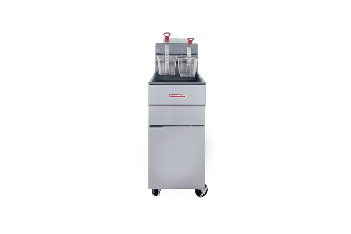 Enhanced Gas Equipment EGF - 90 - N Enhanced 35 - 40 lb Natural Gas Deep Fryer, 90,000 BTU - Enhanced Gas Equipment - Fryer - Enhanced Equipment