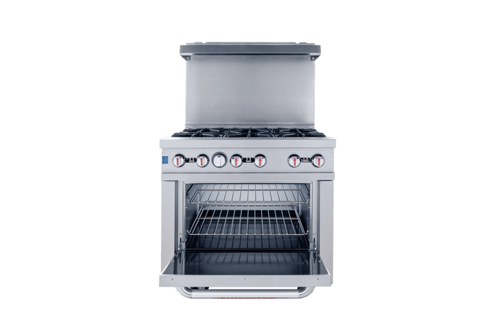 Enhanced Gas Equipment ER - 6 Enhanced 36" 6 - Burner Gas Range with Oven - Enhanced Gas Equipment - Range - Enhanced Equipment