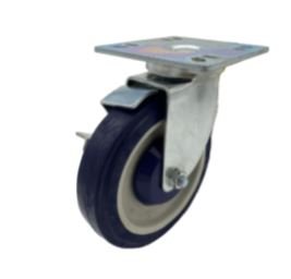 Enhanced Parts & Accessories EPSWZ-515-P2-1 5" Casters with Brakes and Plates, Set of 4 - Enhanced Parts & Accessories - Caster - Enhanced Equipment