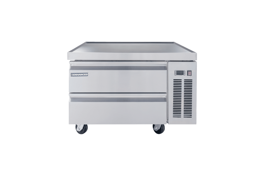 Enhanced Refrigeration ECB - 36 - HC 36" Refrigerated Chef Base with 2 Drawers - Enhanced Refrigeration - Refrigeration - Enhanced Equipment