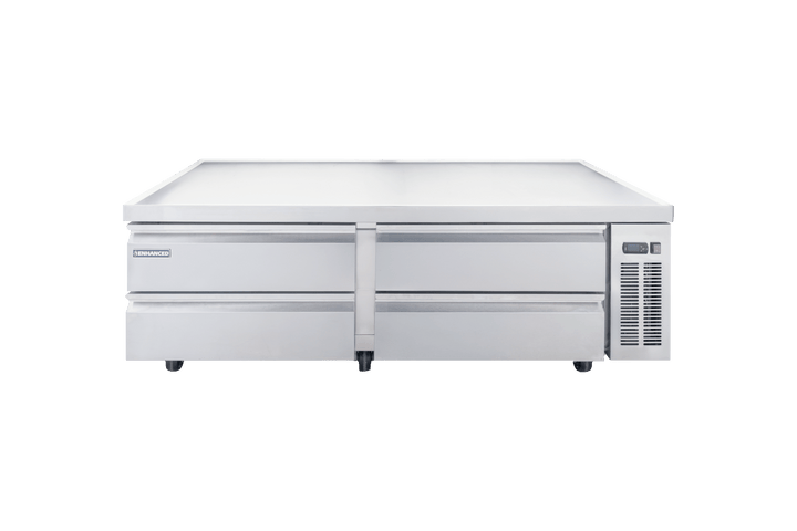 Enhanced Refrigeration ECB - 72 - HC 72" Refrigerated Chef Base with 4 Drawers - Enhanced Refrigeration - Refrigeration - Enhanced Equipment