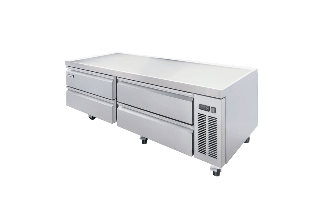 Enhanced Refrigeration ECB - 72 - HC 72" Refrigerated Chef Base with 4 Drawers - Enhanced Refrigeration - Refrigeration - Enhanced Equipment