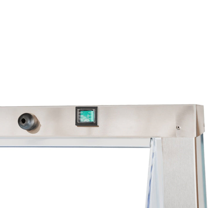 Enhanced Refrigeration EDC-46-HC 46" Dipping Cabinet with Sneeze Guard, White - Enhanced Refrigeration - Freezer/Dipping Cabinet - Enhanced Equipment