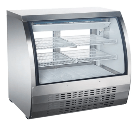 Enhanced Refrigeration EDC-48-HC Enhanced 48" Curved Glass Refrigerated Deli Case - Enhanced Refrigeration - Refrigeration - Enhanced Equipment