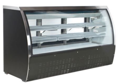 Enhanced Refrigeration EDC-82-HC 78" Refrigerated Deli Case with Curved Glass - Enhanced Refrigeration - Refrigeration - Enhanced Equipment