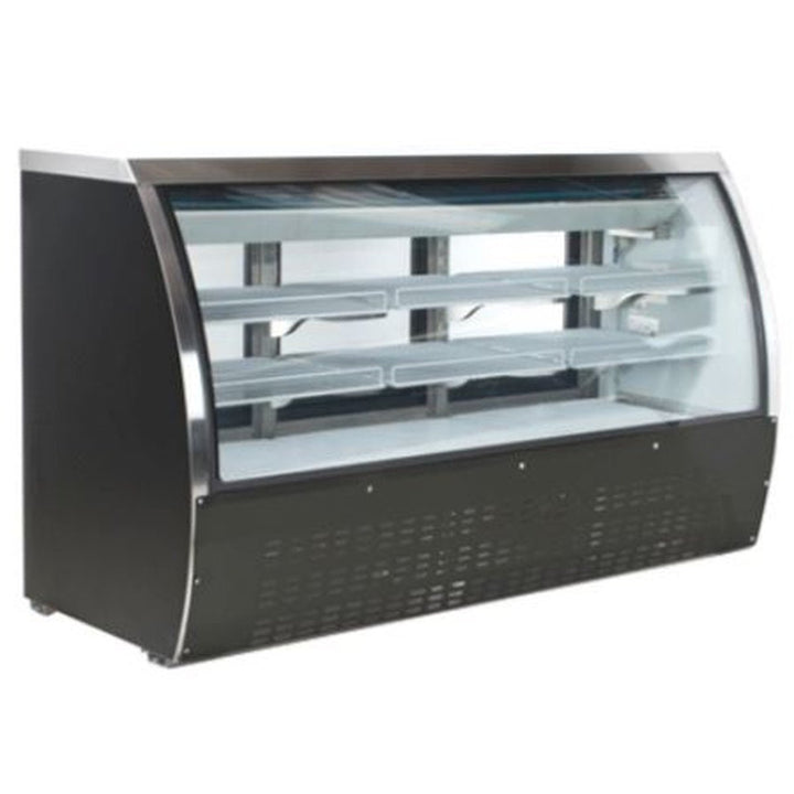 Enhanced Refrigeration EDC-82-HC 78" Refrigerated Deli Case with Curved Glass - Enhanced Refrigeration - Refrigeration - Enhanced Equipment
