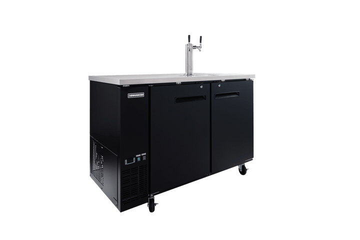 Enhanced Refrigeration EDD - 2 - HC Enhanced Draft Beer Dispenser Refrigerator, 1 - Tower, Black Exterior - Enhanced Refrigeration - Enhanced Equipment
