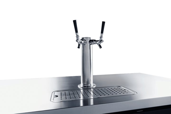 Enhanced Refrigeration EDD - 3 - HC Enhanced Draft Beer Dispenser Refrigerator, 2 - Towers, Black Exterior - Enhanced Refrigeration - Enhanced Equipment