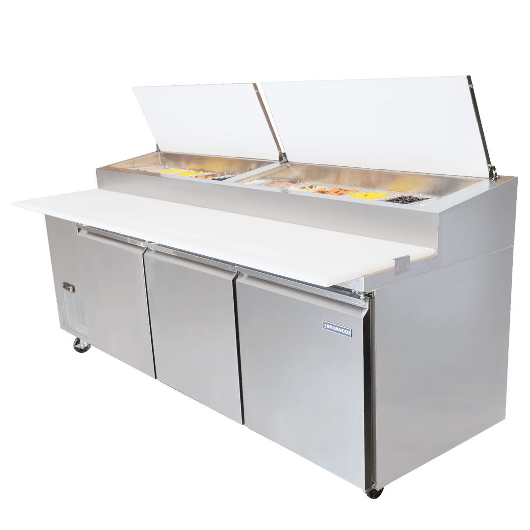 Enhanced Refrigeration EPP-92-HC 93" Pizza Prep Table - Enhanced Refrigeration - Refrigeration - Enhanced Equipment
