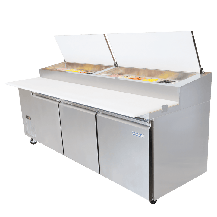 Enhanced Refrigeration EPP-92-HC 93" Pizza Prep Table - Enhanced Refrigeration - Refrigeration - Enhanced Equipment