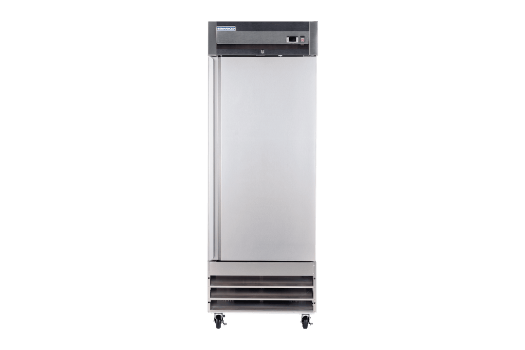 Enhanced Refrigeration ERS-23R-HC Reach-In Refrigerator, 1 Solid Door, 23 cu. ft. - Enhanced Refrigeration TH-XX - Refrigeration - Enhanced Equipment