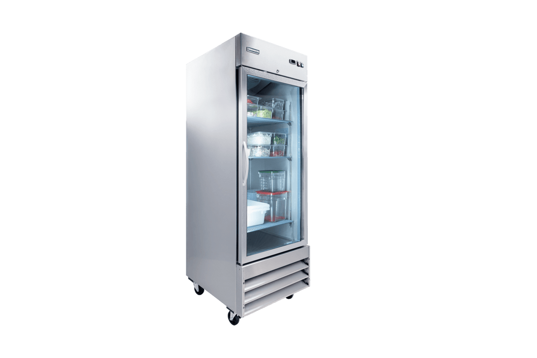 Enhanced Refrigeration ERS-23RG-HC 23 Cu. Ft. Single Solid Door Reach-In Refrigerator - Enhanced Refrigeration - Refrigeration - Enhanced Equipment