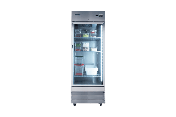 Enhanced Refrigeration ERS-23RG-HC 23 Cu. Ft. Single Solid Door Reach-In Refrigerator - Enhanced Refrigeration - Refrigeration - Enhanced Equipment