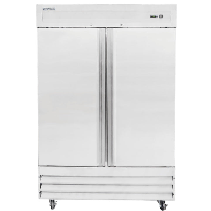 Enhanced Refrigeration ERS-48R-HC 2-Door Solid Reach-In Refrigerator, 48 cu. ft. - Enhanced Refrigeration TH-XX - Refrigeration - Enhanced Equipment