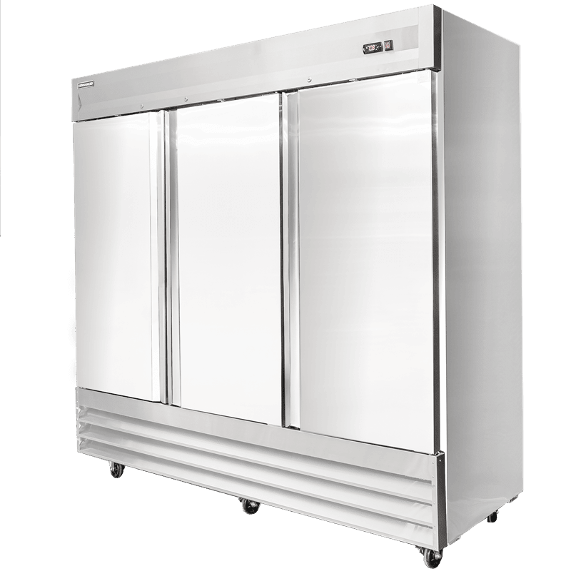 Enhanced Refrigeration ERS-72F-HC 3-Door Solid Reach-In Freezer, 72 Cu. Ft. - Enhanced Refrigeration - Refrigeration - Enhanced Equipment