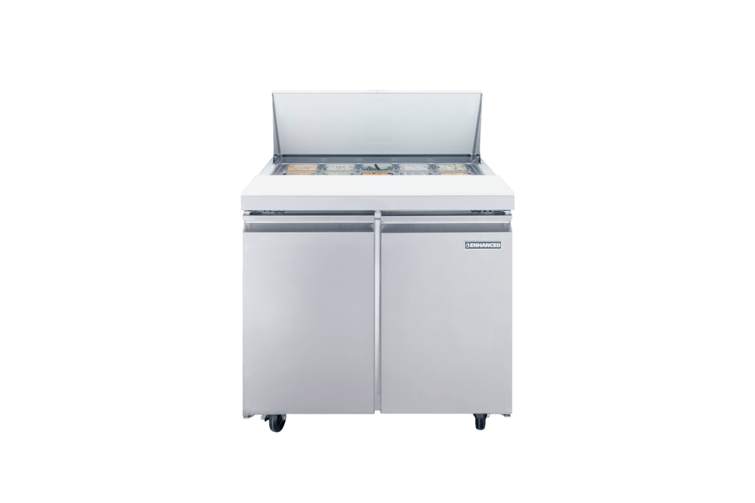 Enhanced Refrigeration ESP - 36 - HC Enhanced 36" Refrigerated Sandwich/Salad Prep Table - Enhanced Refrigeration TH - XX - Refrigeration - Enhanced Equipment