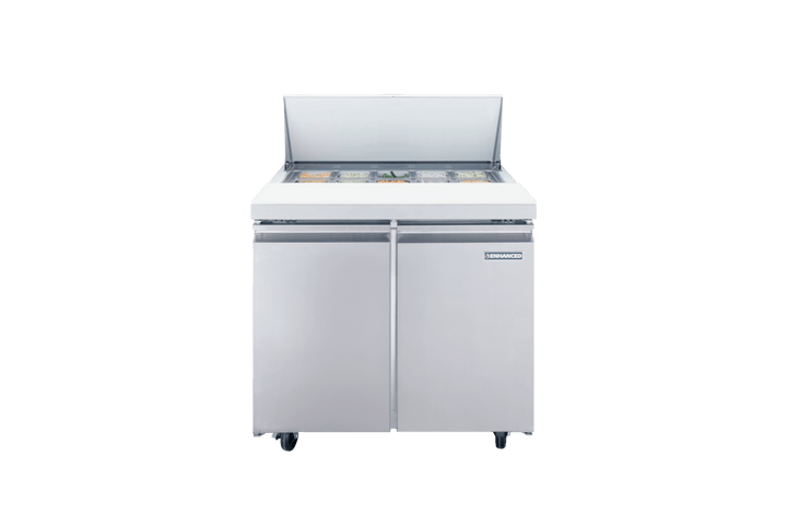 Enhanced Refrigeration ESP - 36 - HC Enhanced 36" Refrigerated Sandwich/Salad Prep Table - Enhanced Refrigeration TH - XX - Refrigeration - Enhanced Equipment