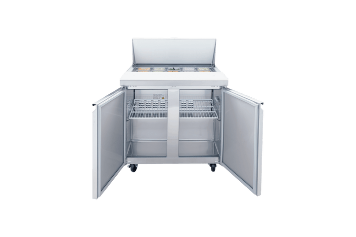 Enhanced Refrigeration ESP - 36 - HC Enhanced 36" Refrigerated Sandwich/Salad Prep Table - Enhanced Refrigeration TH - XX - Refrigeration - Enhanced Equipment