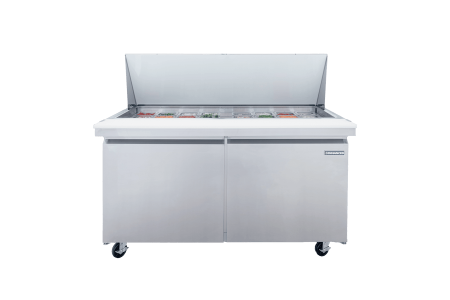 Enhanced Refrigeration ESPM - 60 - 24 - HC Enhanced 60" Mega Top Sandwich/Salad Prep Table - Enhanced Refrigeration - Refrigeration - Enhanced Equipment