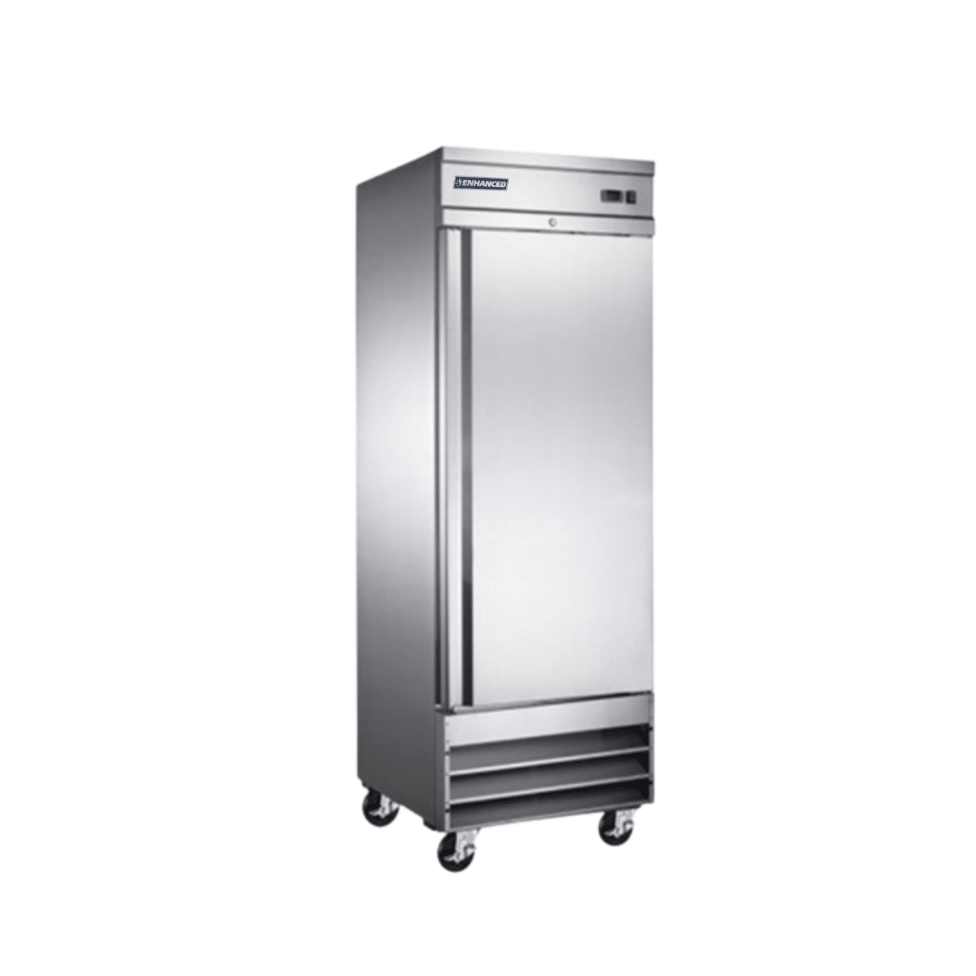 Enhanced Refrigeration ESRW-19F-HC 19 Cu. Ft. Single Solid Door Reach-In Freezer - Enhanced Refrigeration - Refrigeration - Enhanced Equipment