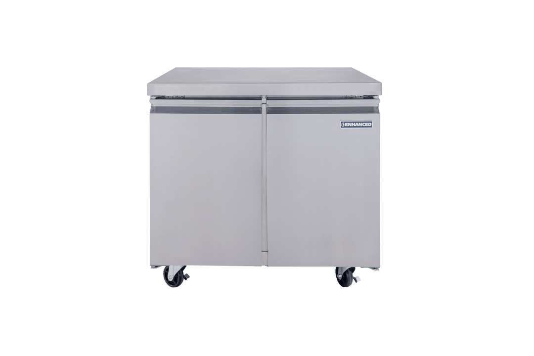 Enhanced Refrigeration EUC - 36F - HC 36" 2 - Door Undercounter Freezer - Enhanced Refrigeration - Enhanced Equipment