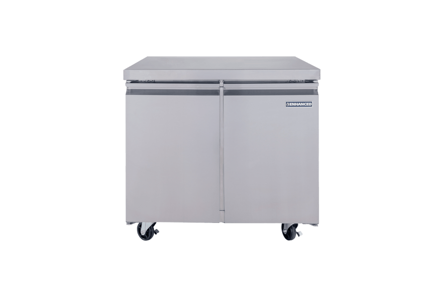 Enhanced Refrigeration EUC - 36F - HC 36" 2 - Door Undercounter Freezer - Enhanced Refrigeration - Enhanced Equipment