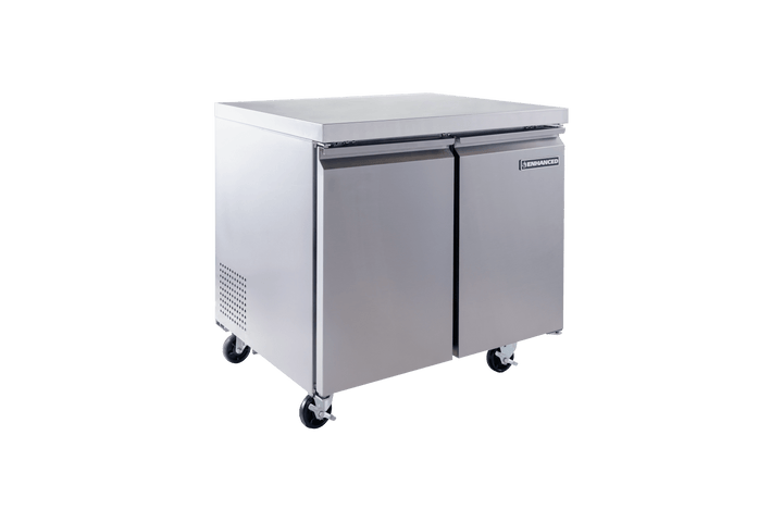 Enhanced Refrigeration EUC - 36F - HC 36" 2 - Door Undercounter Freezer - Enhanced Refrigeration - Enhanced Equipment