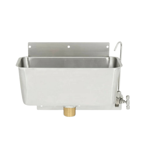 Enhanced SS & Equipment E-DW-11SWD Stainless Steel Dipper Well with 1-Inch Drain - Enhanced SS & Equipment - Faucets - Enhanced Equipment
