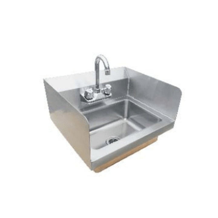 Enhanced SS & Equipment E-HS-12FB 12-Inch Wall Mount Hand Sink with Lead-Free Faucet - Enhanced SS & Equipment - Hand Sink - Enhanced Equipment