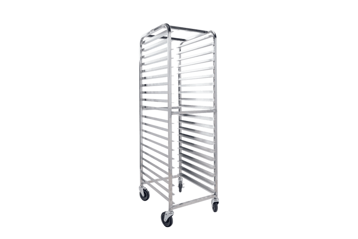 Enhanced SS & Equipment E - SSPR - 20WELD Sheet Pan Rack, 20 - 1/4"x26"x69"H, End Load, 20 - Pan Capacity, Welded Stainless Steel - Enhanced SS & Equipment - Enhanced Equipment