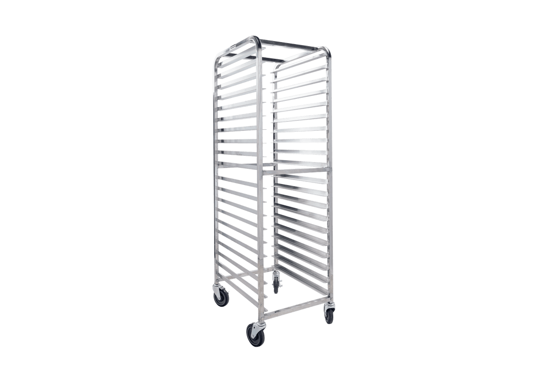 Enhanced SS & Equipment E - SSPR - 20WELD Sheet Pan Rack, 20 - 1/4"x26"x69"H, End Load, 20 - Pan Capacity, Welded Stainless Steel - Enhanced SS & Equipment - Enhanced Equipment