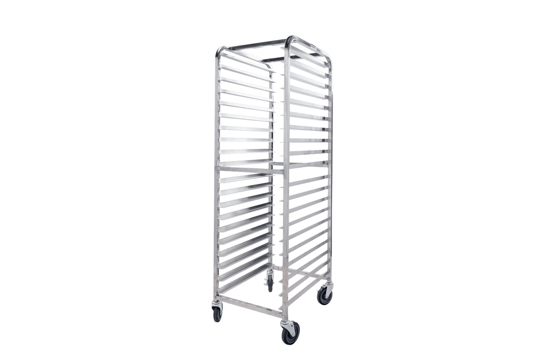 Enhanced SS & Equipment E - SSPR - 20WELD Sheet Pan Rack, 20 - 1/4"x26"x69"H, End Load, 20 - Pan Capacity, Welded Stainless Steel - Enhanced SS & Equipment - Enhanced Equipment