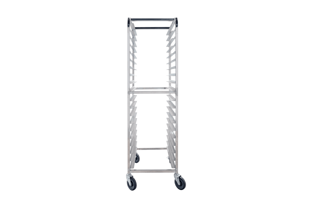 Enhanced SS & Equipment E - SSPR - 20WELD Sheet Pan Rack, 20 - 1/4"x26"x69"H, End Load, 20 - Pan Capacity, Welded Stainless Steel - Enhanced SS & Equipment - Enhanced Equipment